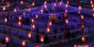 张掖碱滩镇举办非物质文化遗产“九曲黄河灯阵”展示活动