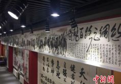 甘肃本土书画家“接地气”展现丝路风情