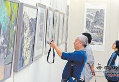 甘肃青年画家七人美术作品联展开幕