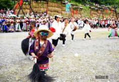 甘肃陇南白马文化旅游节古朴民俗的盛宴