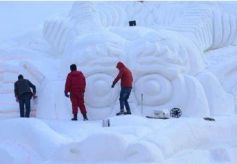 “嬉冰雪泡温泉” 甘肃定西冰雪温泉季掀起冬季旅游热