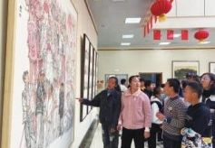 “大河魂——兰州画院美术作品展”在张掖市美术馆举行