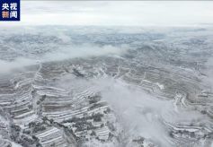 群山银装素裹 甘肃多地迎降雪降温天气