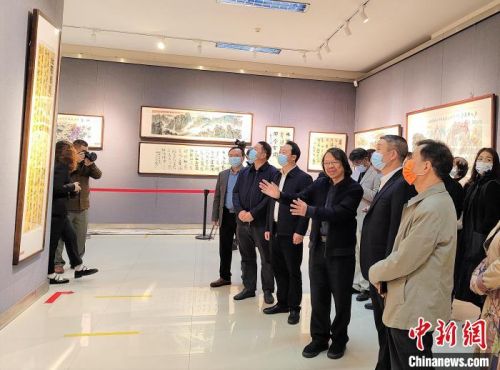 72幅两岸书画名家作品福建宁德展出